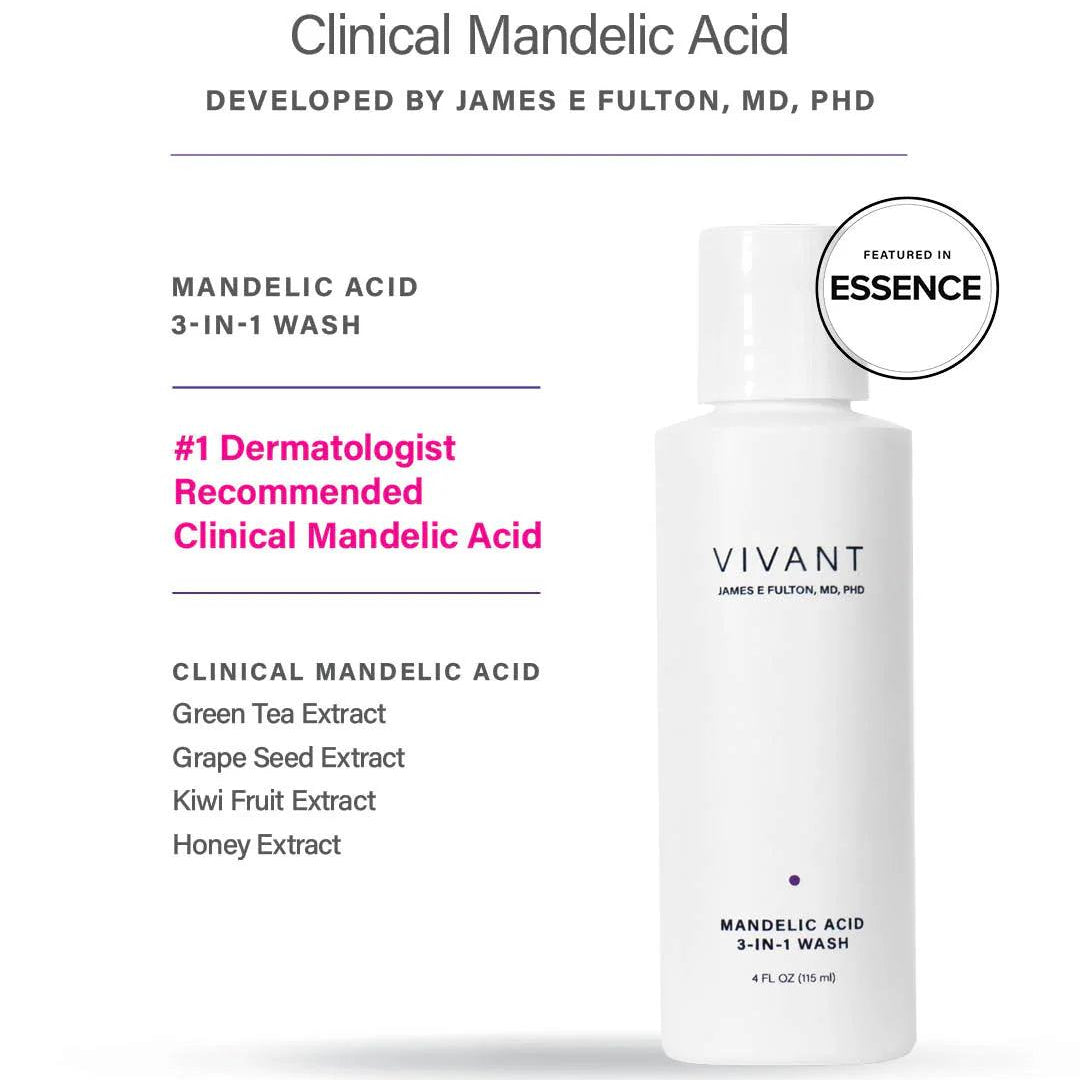 Mandelic Acid 3-in-1 wash - Vivant - Albany Aesthetics