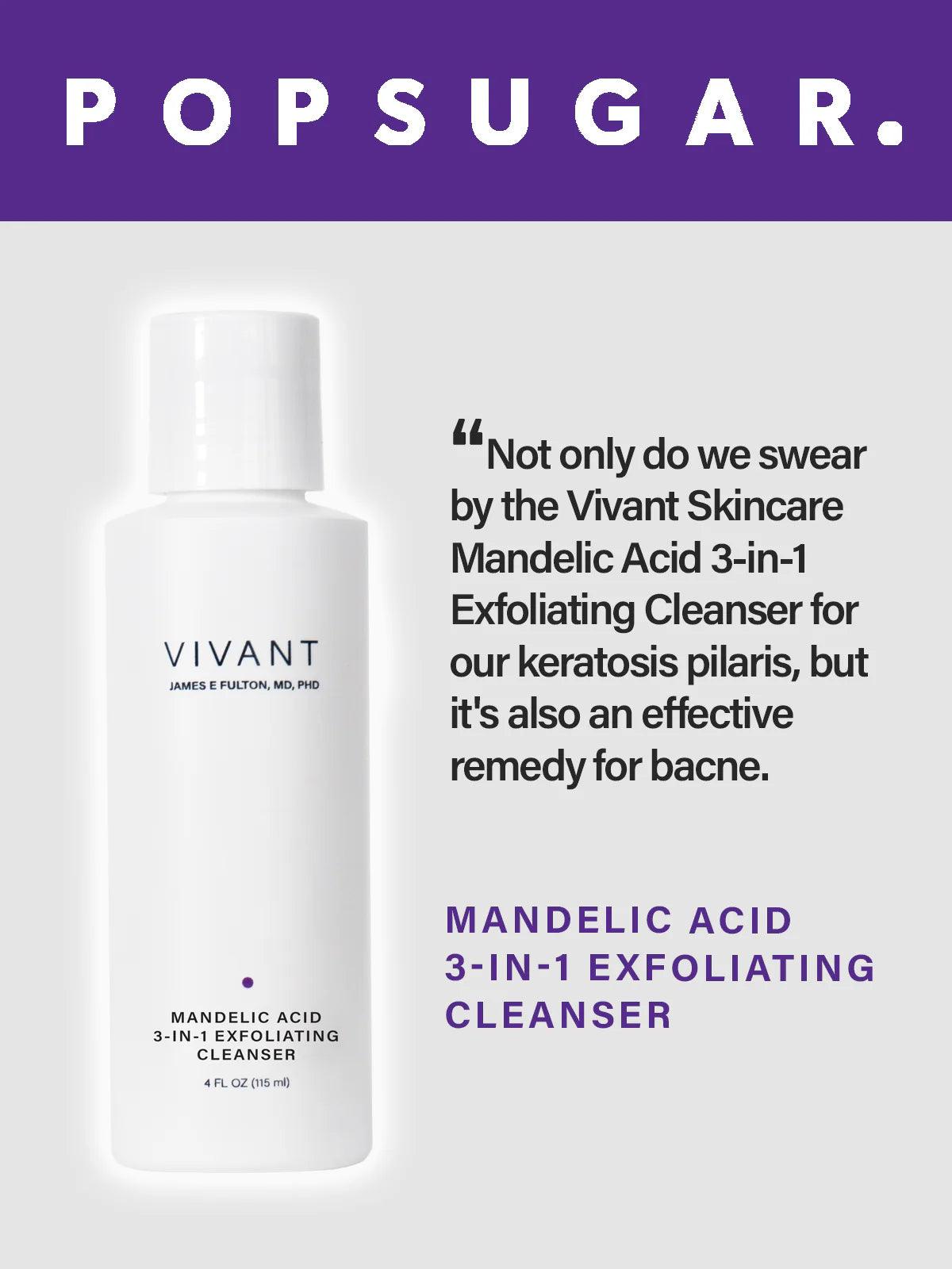 Mandelic Acid 3-in-1 wash - Vivant - Albany Aesthetics