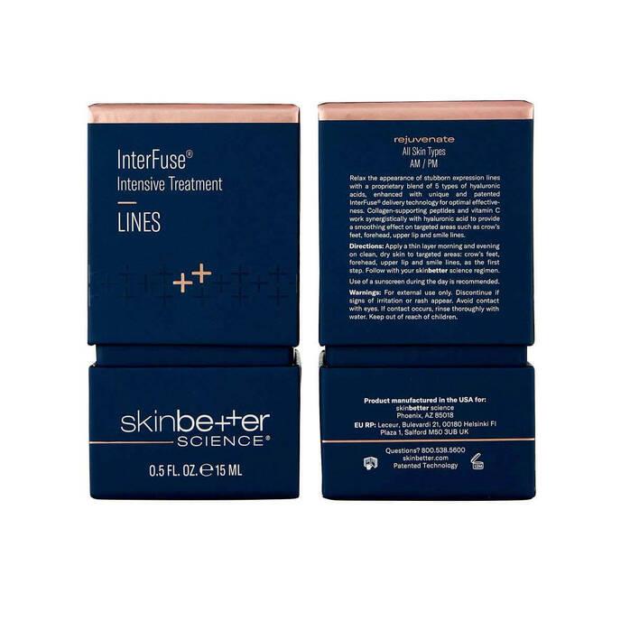 InterFuse Intensive Treatment LINES 15mL - SkinBetter Science - Albany Aesthetics